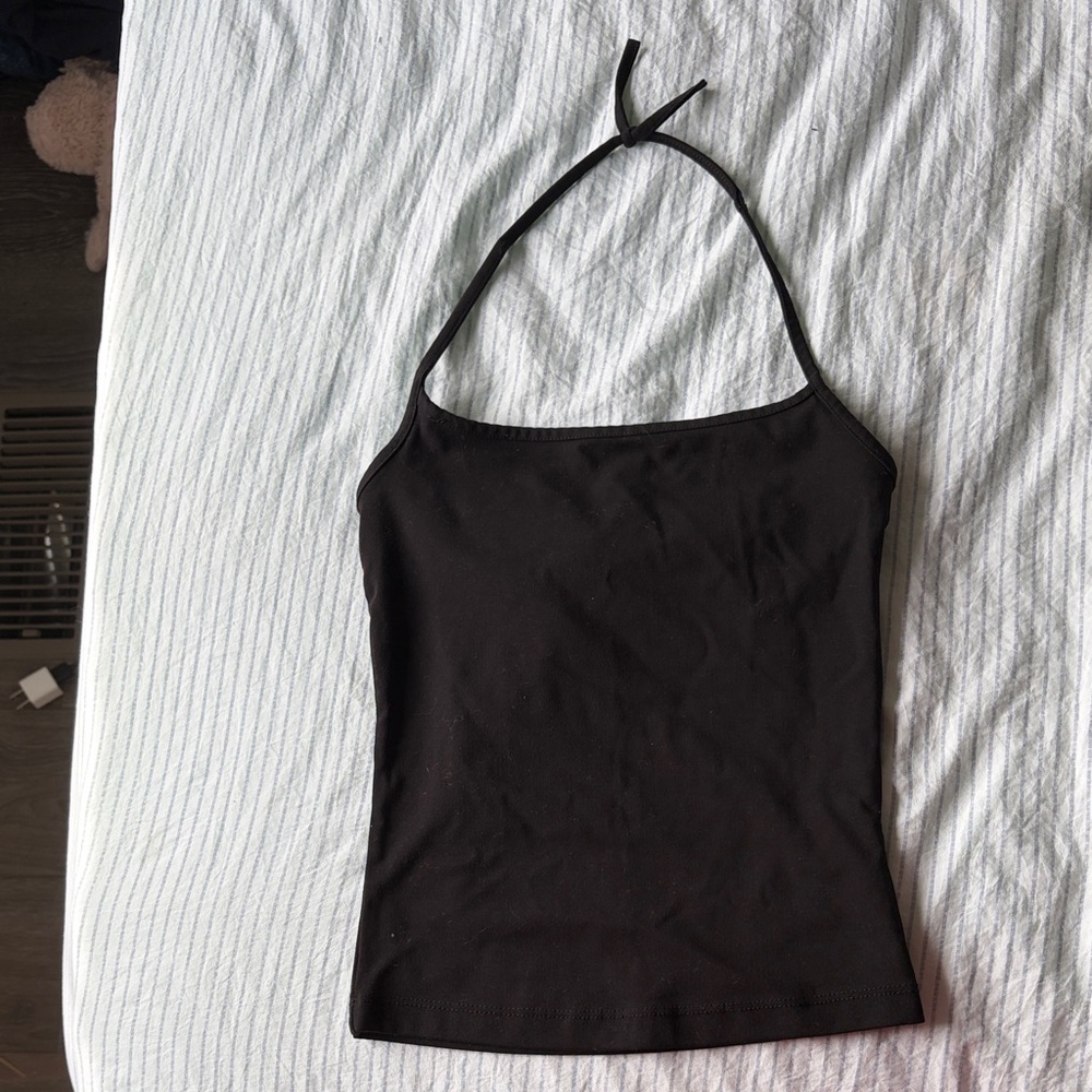 Garage Black Halter Camisole Top